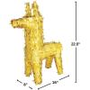 Gold Foil Donkey Pinata – Cinco de Mayo and Fiesta Party Decor