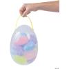 Large Easter Egg Container Filled with 17 Plastic Easter Eggs – Easter Supplies and Decor