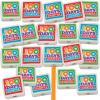 100th Day of School Pencil Top Erasers – 24 Pieces