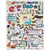 Color Your Own All About Dad Poster – Set of 30 – Father’s Day Craft Gifts for Kids and Fun Home Activities