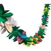 Fun Express Colorful Paper Flower Garland – Elevate Your Luau with 9 Feet of Paper Flowers Decorations for Party – Celebrate in Style with Long Lasting Garland – Sturdy and Stunning – Orignal Color
