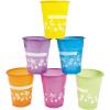 Fun Express Disposable Luau Cups (50 Cups) Bright Colors – Holds 16 oz(50 Count (Pack of 1))