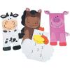 Fun Express Farm Animal Friend Puppets Craft Kit – VBS Vacation Bible School Supplies/Decor – Makes 12 – Cow, Horse, Chicken, Pig – Crafts for Kids and Fun Home Activities