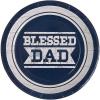 Fun Express Father’s Day Party Blessed Dad Paper Dessert Plates – Disposable Tableware Dessert Plate for Birthday Wedding, Graduation & Thanksgiving Parties and Festivities Party Supplies – 8 Pieces