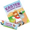 Fun Express He Lives Mini Easter Coloring Books with Crayons Bulk Set – 12 Christian Activity Kits for Kids Ages 4-8 | Sunday School Prizes, VBS Gifts & Religious Party Favors for Church Activities