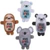 Fun Express Jesus Loves Me Plush Animal Assortment – Soft Bean Bag Plush Toys for Kids Church Giveaways Sunday Schools & Special Occasions – Adorable Animal Figures Perfect for Teaching – 50 Pieces