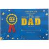 World’s Greatest Dad Certificates with Gold Foil – 12 Pieces
