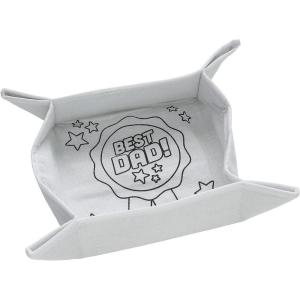 Color Your Own Father’s Day Catchall Tray, 12 Pieces(Canvas)