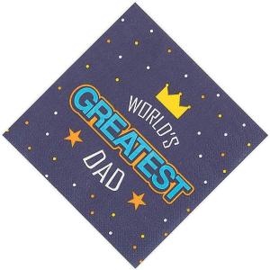 FATHERS DAY BEV NAPKIN – Party Supplies – 16 Pieces