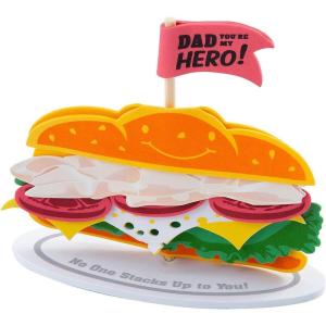 Father’s Day Dad You’re My Hero Sandwich Craft Kit, Makes 12