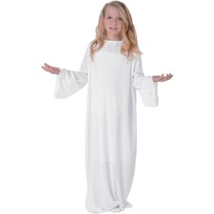 Fun Express Angel Costume for Girls Size 10-14 – Premium White Angel Dress for Kids Christmas Nativity Pageants | Biblical Character Costume for Church Plays, School Performances & Holiday Events