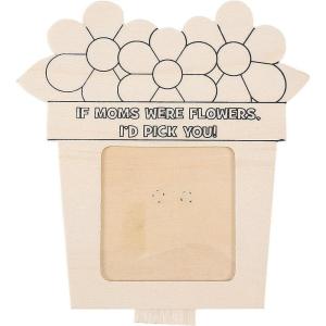 Fun Express Color Your Own Wood Mother’s Day Frame – Makes 12 – DIY Craft Gifts for Kids
