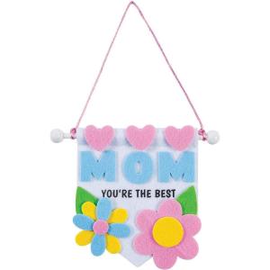 Fun Express Mini Mother’s Day Banner Craft Kit – 12 Pc.