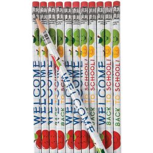Fun Express Welcome Back To School Pencils – 24 Pieces – Educational And Learning Activities For Kids