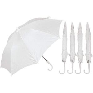 Fun Express White Umbrella for Kids DIY Paintable Craft Kit – 6 Pack Small Umbrellas for Girls Ages 4-8 | Decorative Children’s Rain Protection with Safety Features for School Projects
