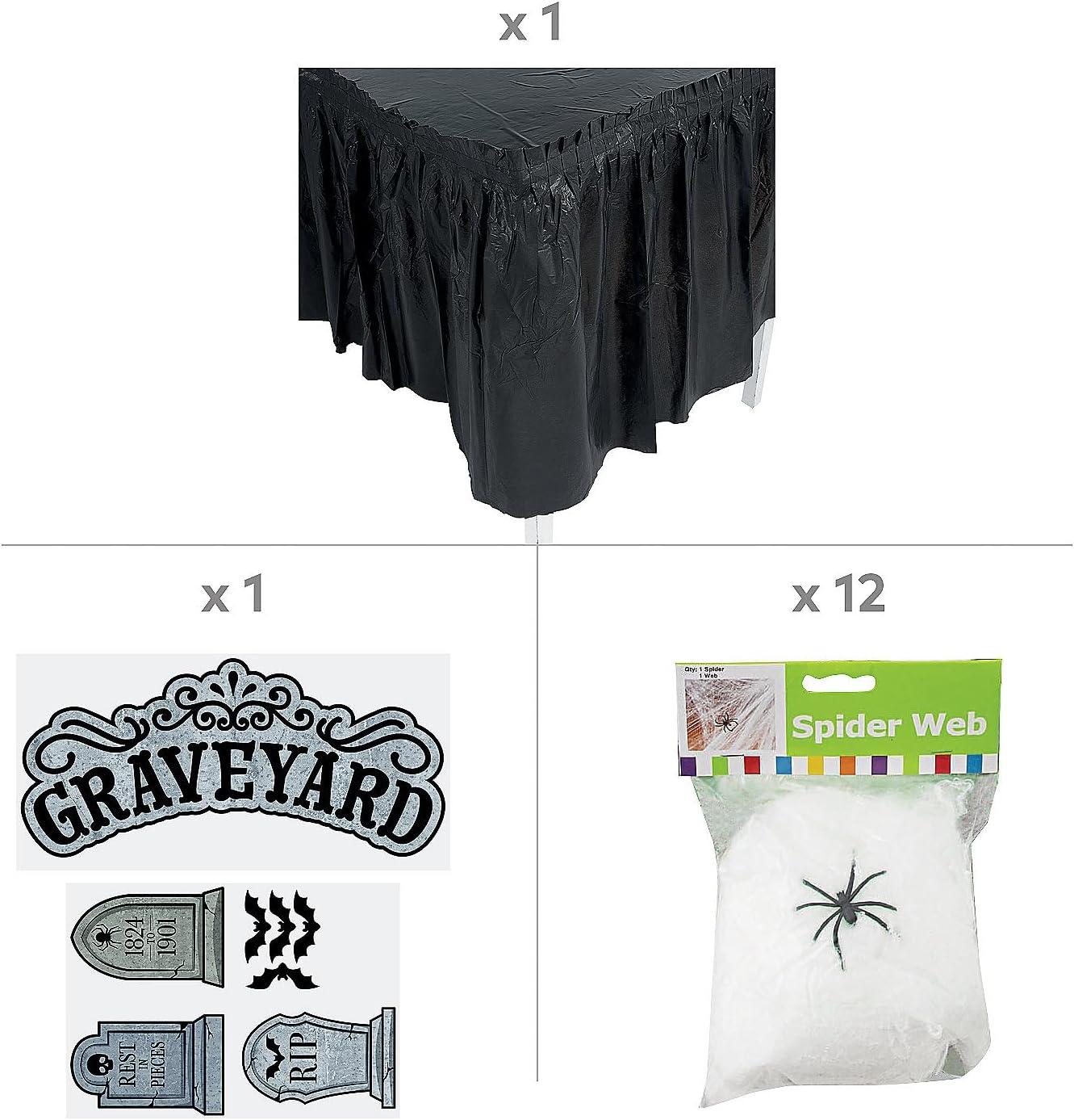 imageDeluxe Graveyard TrunkorTreat Decorating Kit 21 Pc