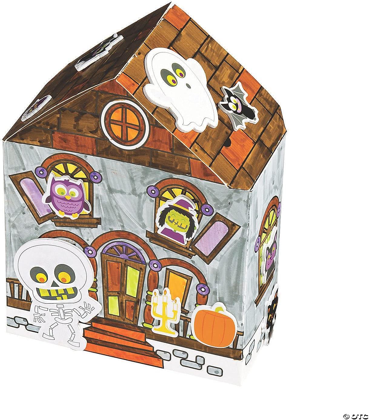 imageFun Express DIY Haunted House Craft Kits Makes 12 Halloween Crafts for Kids
