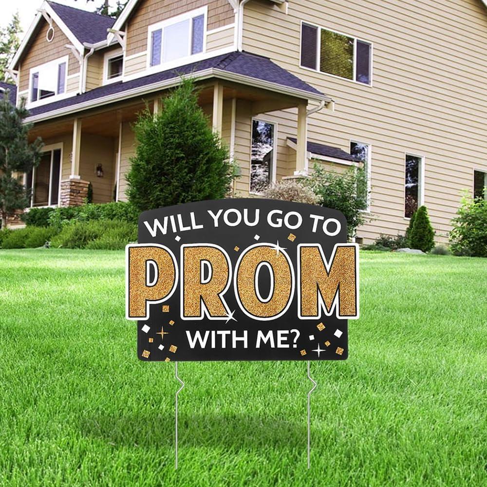 imageGo With Me to Prom Yard Sign