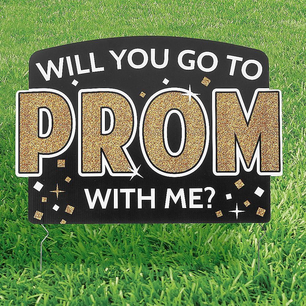 imageGo With Me to Prom Yard Sign