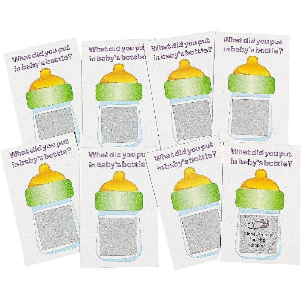 image72 Baby Shower Party Game LOTTERY SCRATCH OFF TICKETS