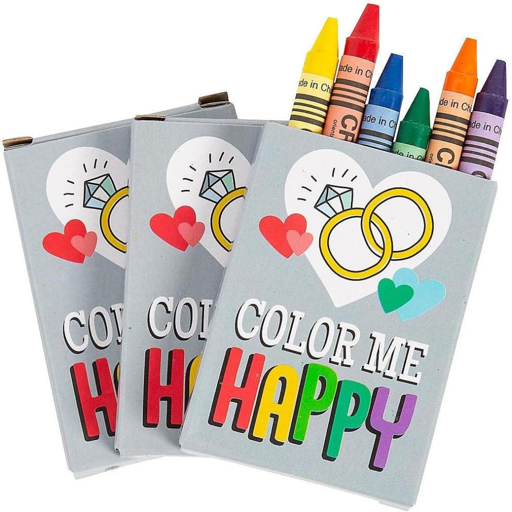 imageFun Express 6Color Wedding Crayons  24 Boxes