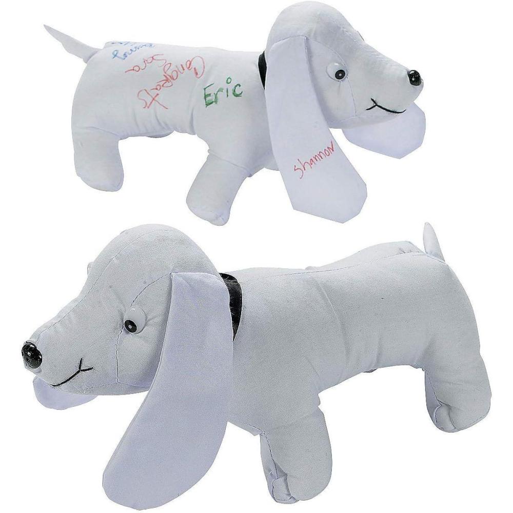 imageFun Express Autograph Stuffed Dog Graduation and Fun Gift for Kids