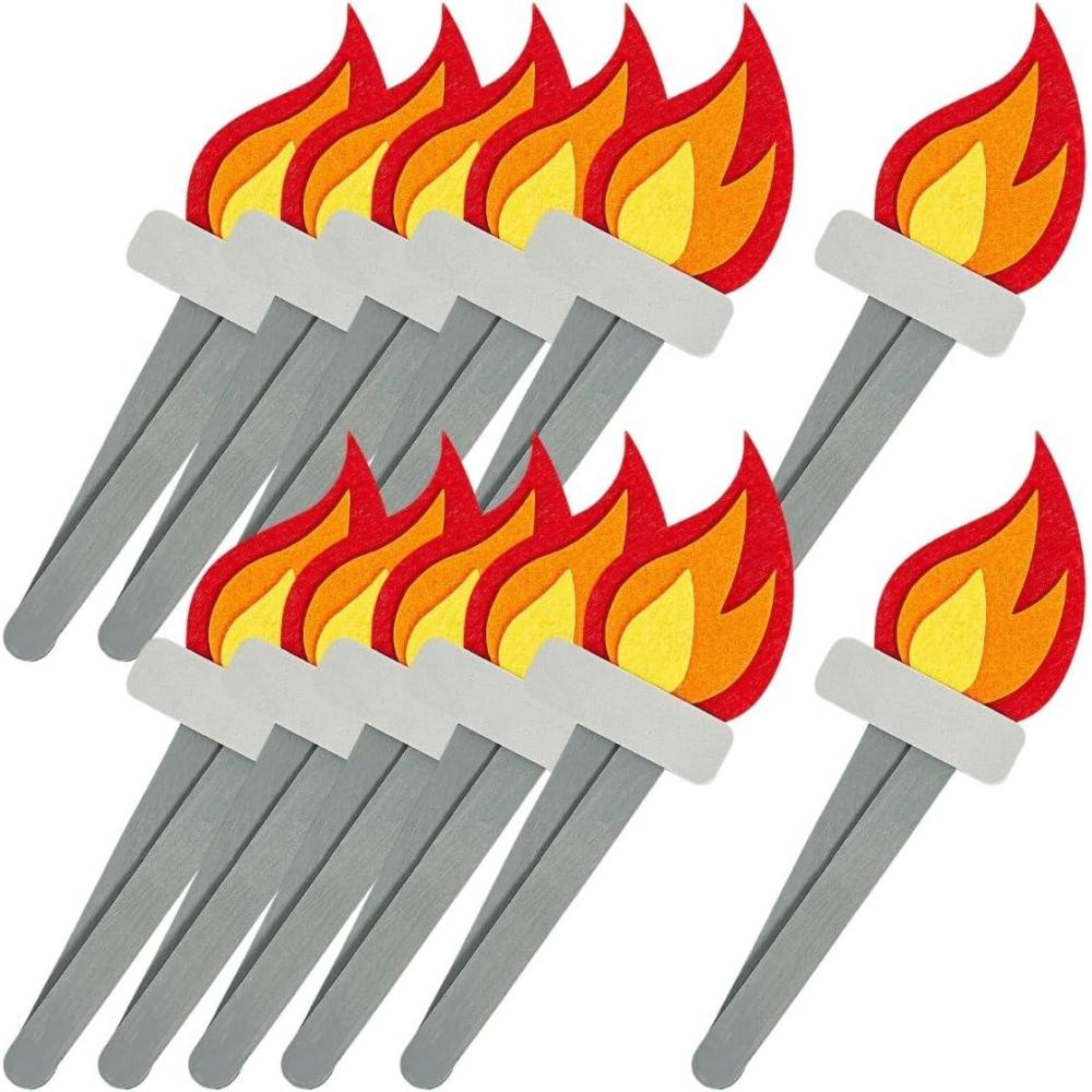 imageFun Express Craft Stick Torch Magnet Craft Kit Makes 12