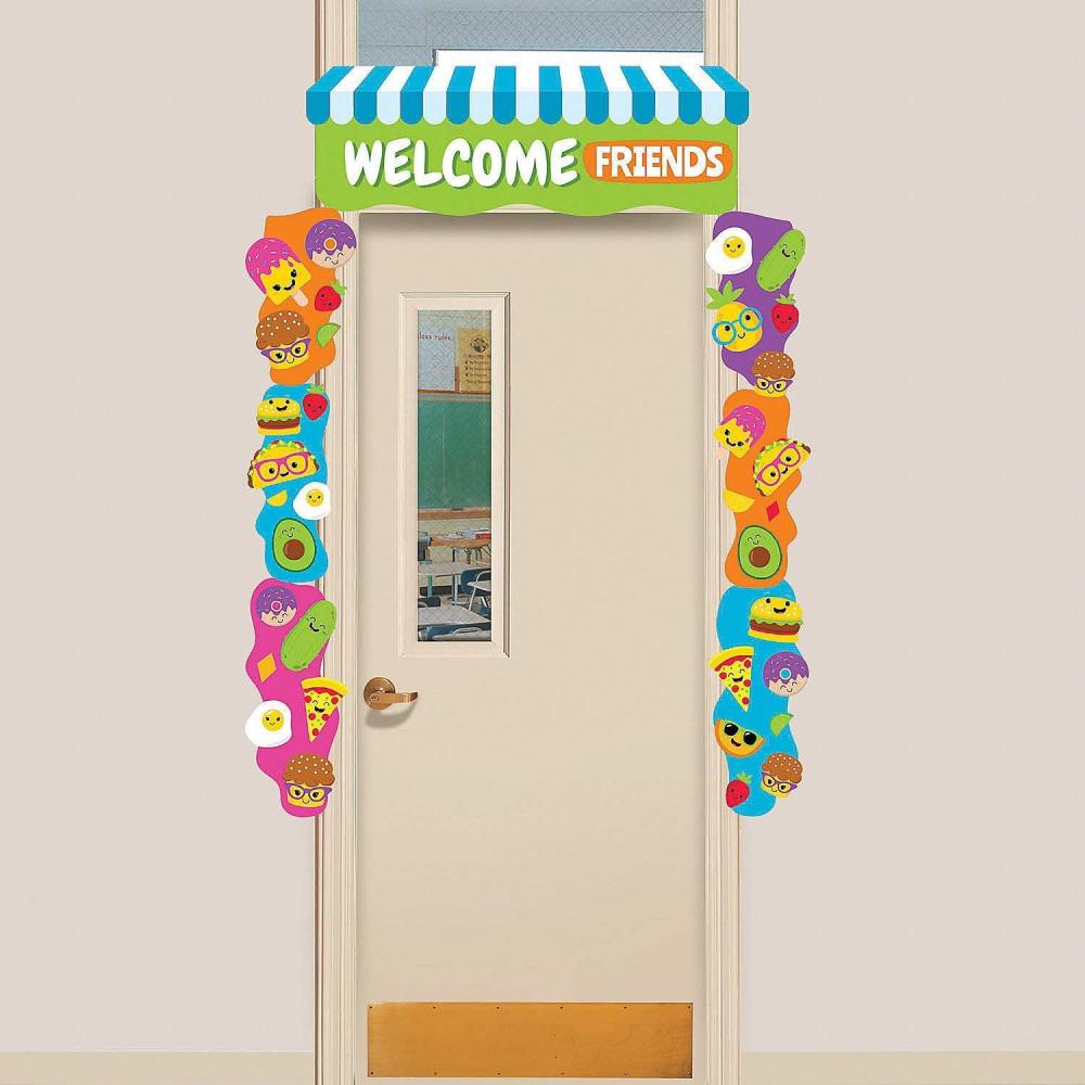imageFun Express Funtastic Food Friends Door Border  Colorful Educational Wall Dcor for Kids Rooms Classrooms ampamp Learning Spaces  Perfect for Fun Learning Activities ampamp Visual Appeal  7 Pieces