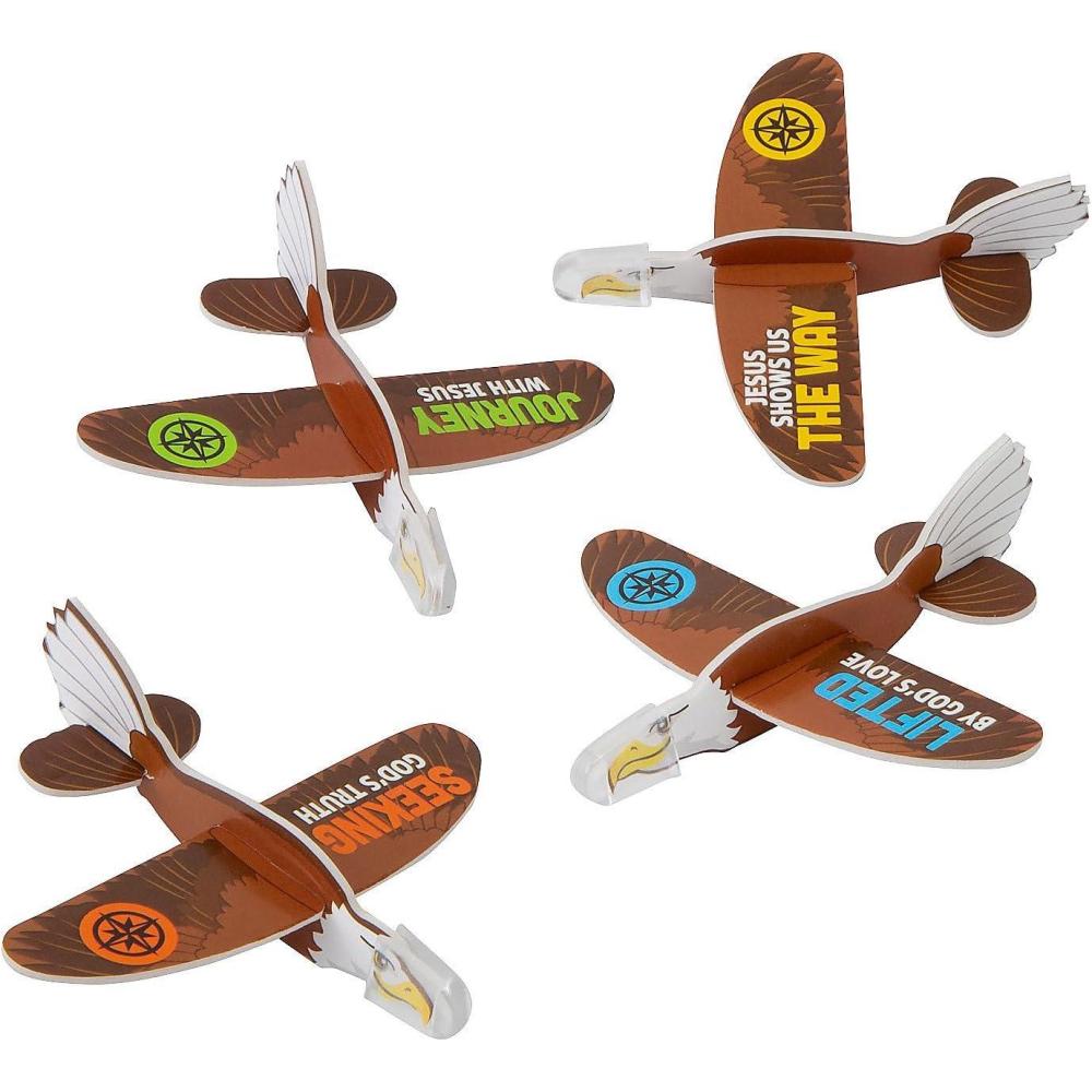 imageFun Express Mini Great North VBS Foam Gliders  Bulk Set for Kids Activities Vacation Bible School Parties ampamp Creative Play  Colorful Lightweight ampamp Perfect for Outdoor Fun  72 Pieces