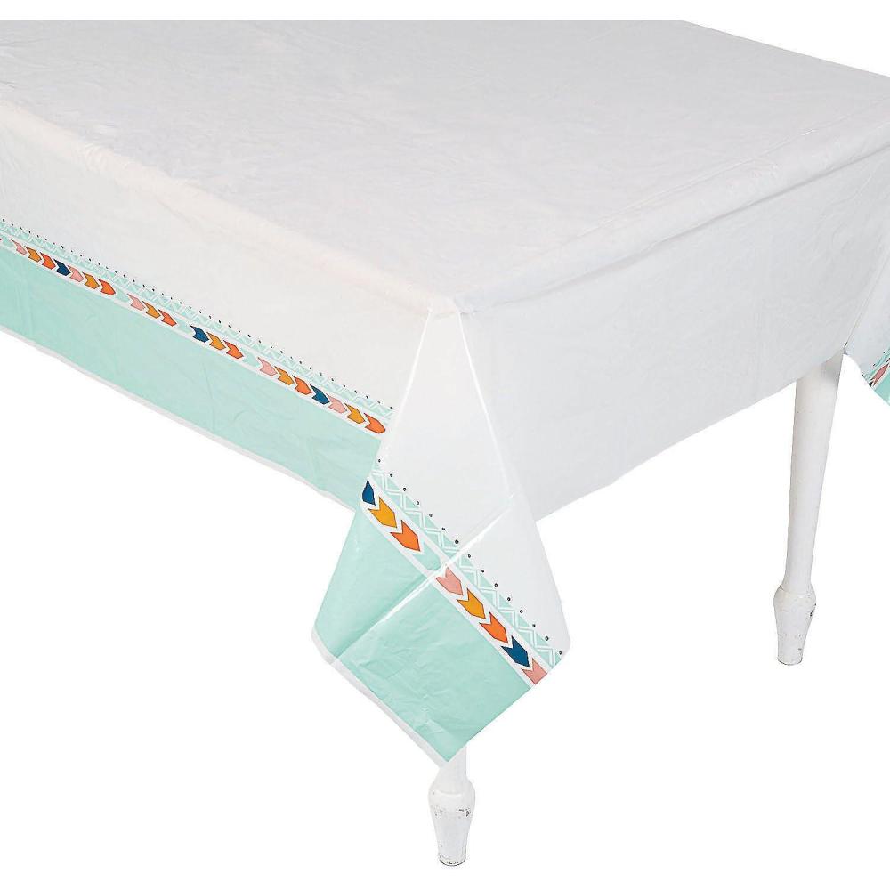 imageFun Express Tribal Baby Shower Plastic Tablecloth  Party Supplies  1 Piece