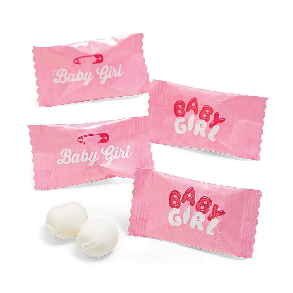 imageIts A Girl Buttermint 108 pieces Baby Shower and Gender Reveal Candy