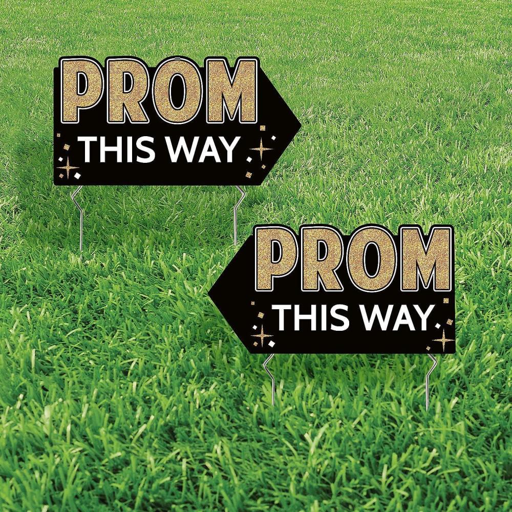 imageProm This Way Directional Yard Signs 2 Piece