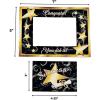 Fun Express – Grad Magnetic Picture Frame – Black/gold for Graduation – Stationery – Office Supplies – Magnets – Graduation – 12 Pieces(Multicolour)