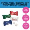 Fun Express Faith Buttermints Individually Wrapped Christmas Candy Bulk – 108 Pieces Holiday Mints with Scripture Messages | Gluten-Free Soft Dinner Mints for Office, Classroom & Wedding Celebrations