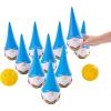 Fun Express Gnome Bowling Set, Christmas, Winter and Holiday Activites, 12 Piece Set, Includes Ten Pins and Two Balls, Great for School, Church and Work Parties