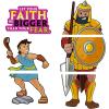 Fun Express Value Religious Daniel & the Lions’ Den Trunk-or-Treat Decorating Kit – 9 Pieces(David & Goliath)