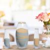 Sand Ceremony Cylinder Set W/Gold Trim – Home Decor – 3 Pieces