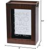 Two Become One Wedding Sand Ceremony Shadow Box – Wood and Glass – Home Decor