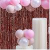 White Medium Foldable Paper Circular Column Decoration – 11.75″ x 31″ (1 Pc.) – Perfect for Weddings, Galas, Proms, or Any Formal Event(Medium)
