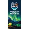 27″ x 5 Ft. Great North VBS Trust In Jesus Polyester Door Banner, Vacation Bible School Supplies