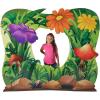9 ft. x 6.5 ft. Zoom In VBS Flower Arch Cardboard Cutout Stand-Up, Vacation Bible School Supplies