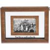 Blended Family Sand Ceremony Picture Frame Kit for Wedding – Wood and Glass – Holds 6 x 4 Photo – Unity Wedding Supplies