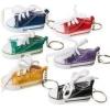 Fun Express – Canvas Tennis Shoe Key Chain – Apparel Accessories – Key Chains – Novelty Key Chains – 12 Pieces