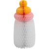 Fun Express Baby Bottles Honeycomb Centerpiece – Adorable Party Decor for Baby Showers Gender Reveals and Special Occasions – Perfect for Table Settings Photo Booths & Celebrations – 3 Pieces
