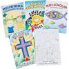 Fun Express Bible Coloring Book for Kids Set of 72 – Christian Coloring Books for Sunday School Prizes & VBS Activities | Religious Party Favors with Bible Story Illustrations for Faith Education