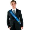 Fun Express Blue King Prom Sash – Regal Apparel Accessory for Prom Pageants & Special Events – Elegant Keepsake for Royalty Perfect for Homecoming and Formal Celebrations – 1 Piece