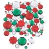 Fun Express Chrisas Christmas Jewel Assortment – Vibrant Holiday Craft Jewels for Kids, DIY Projects, Home Activities & Festive – 100 Pieces