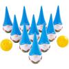 Fun Express Gnome Bowling Set, Christmas, Winter and Holiday Activites, 12 Piece Set, Includes Ten Pins and Two Balls, Great for School, Church and Work Parties