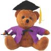 Fun Express Personalized Graduation Stuffed Bear – Purple – Toys – 1 Piece