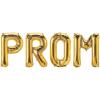 Fun Express Prom Gold Mylar Balloon Kit – Party Decor – 4 Pieces